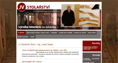 Desktop Screenshot of jvstolarstvi.brnensko.com