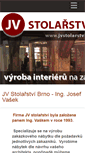 Mobile Screenshot of jvstolarstvi.brnensko.com