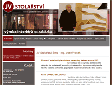 Tablet Screenshot of jvstolarstvi.brnensko.com
